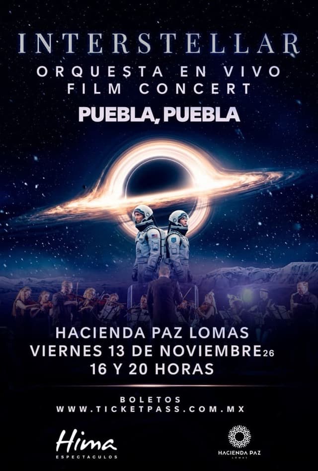 INTERSTELLAR WITH LIVE ORCHESTRA PUEBLA